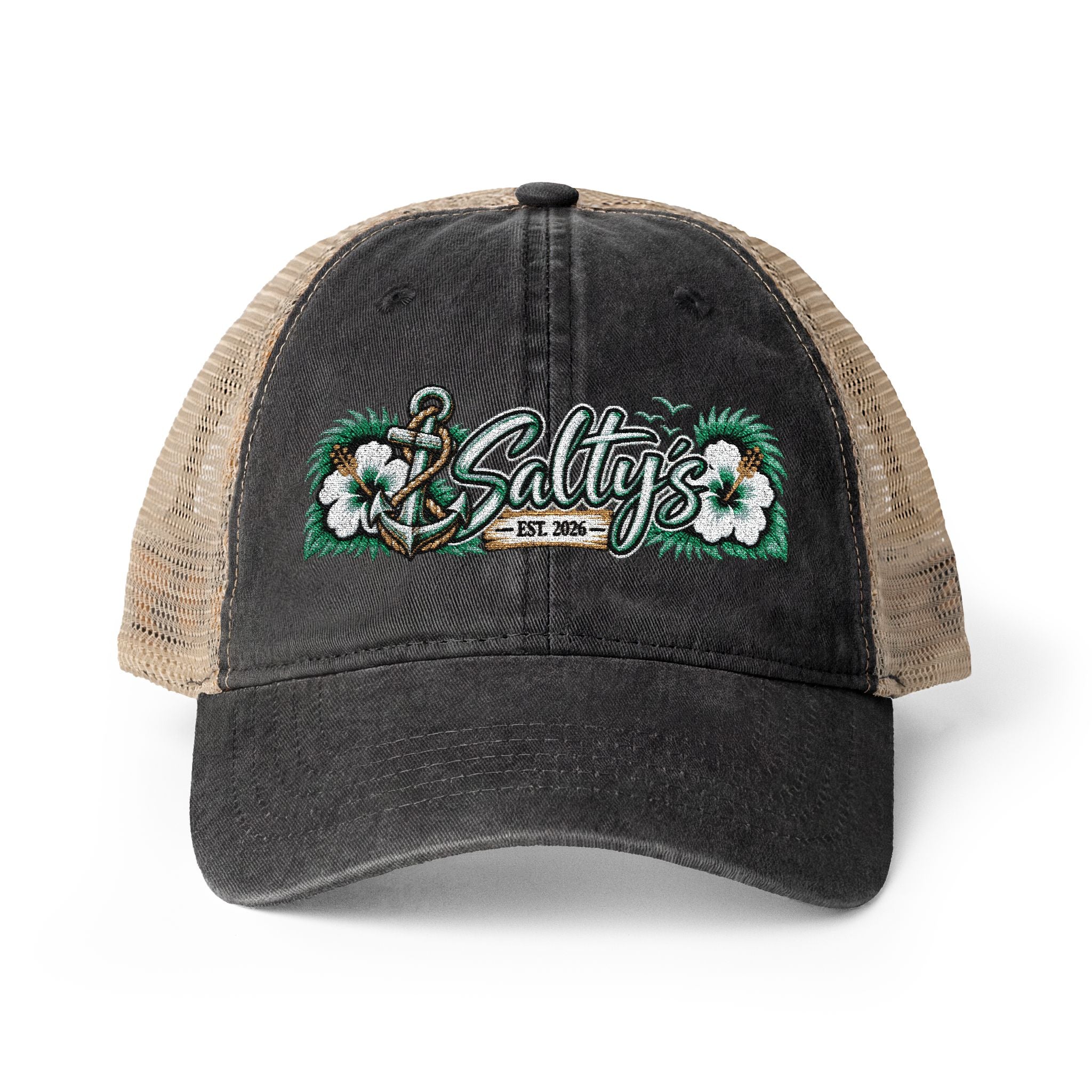 Women's Washed Mesh-Back Cap