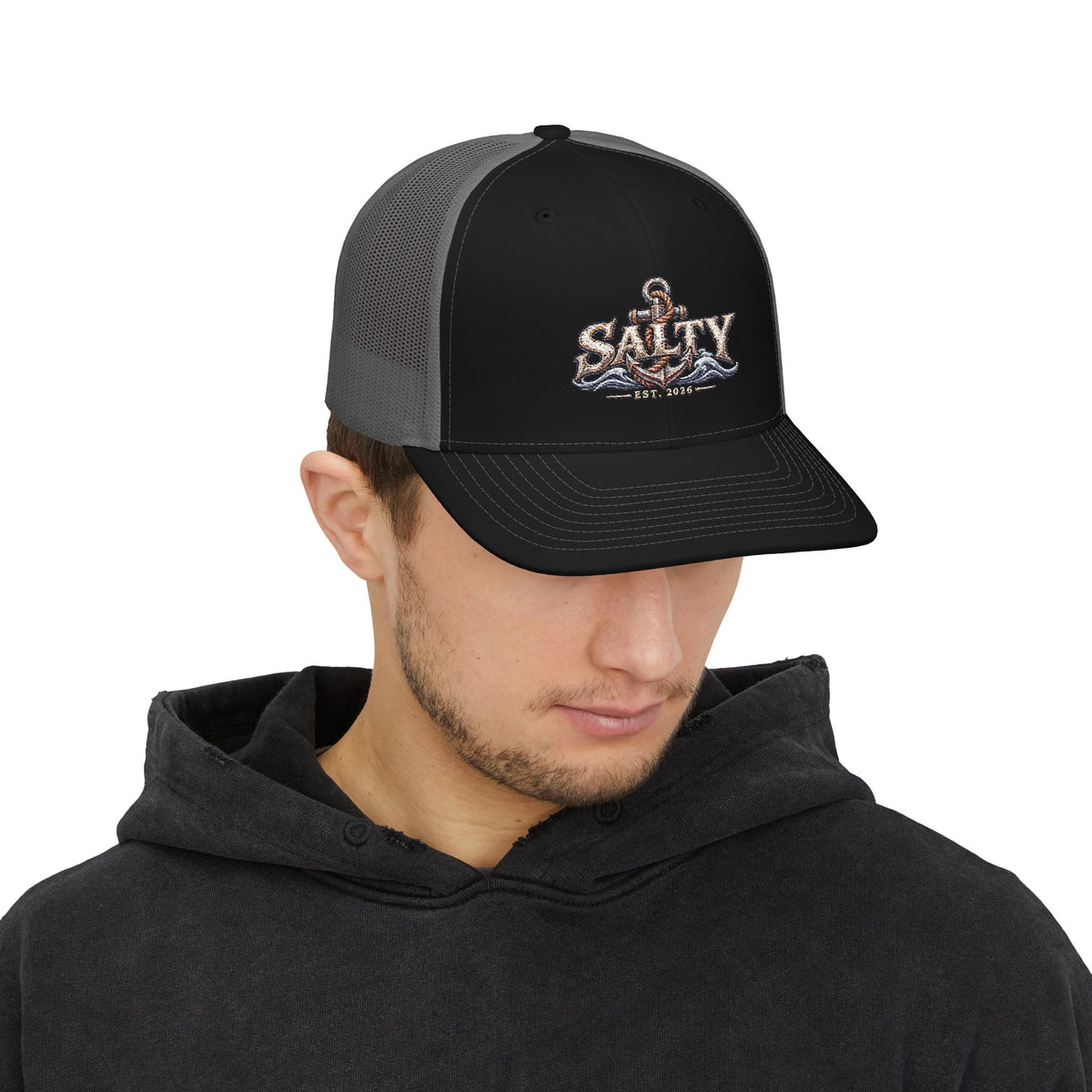 Salty’s Anchor Trucker Hat