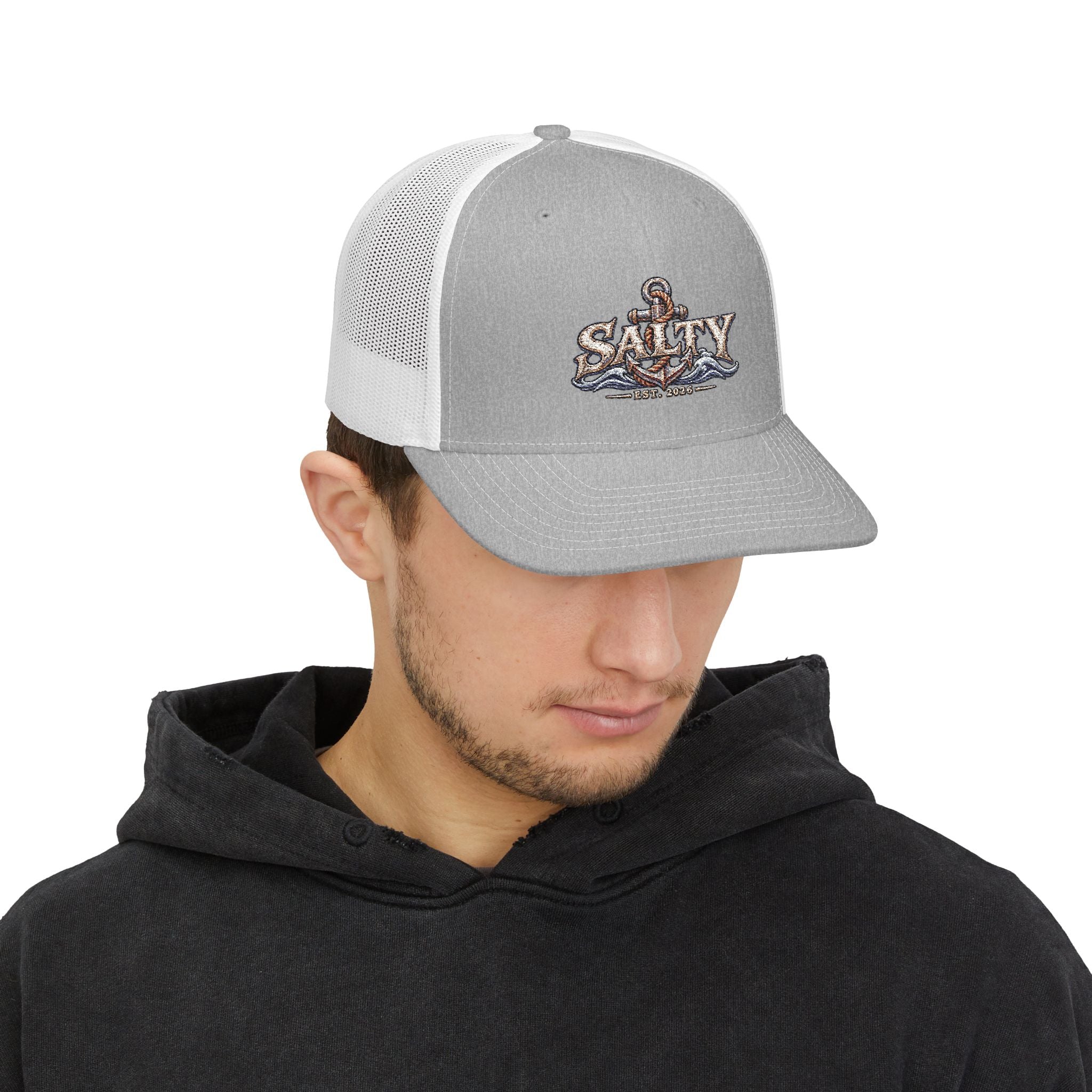 Salty’s Anchor Trucker Hat
