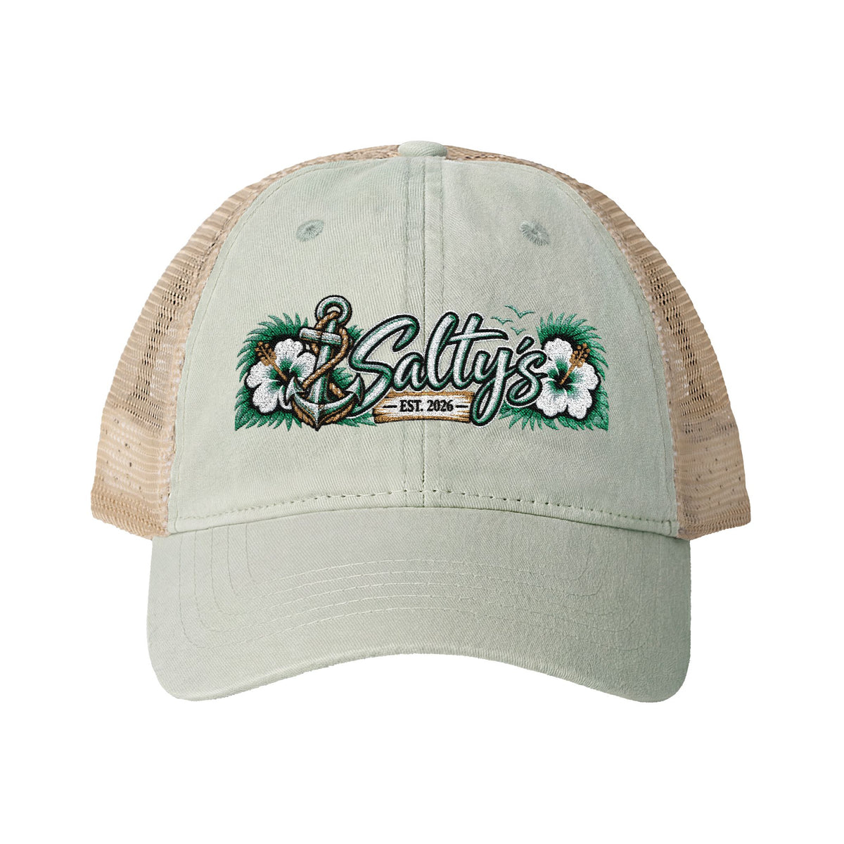 Women's Washed Mesh-Back Cap